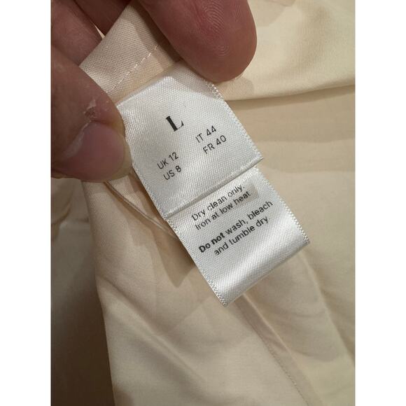 ANNA OCTOBER Ivory Uma Maxi Dress size Large - Picture 10 of 13